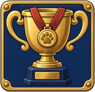 A tournament trophy